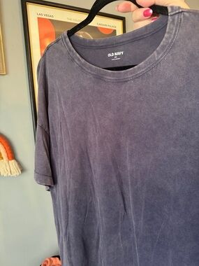 Old Navy Faded Indigo Crewneck Tee